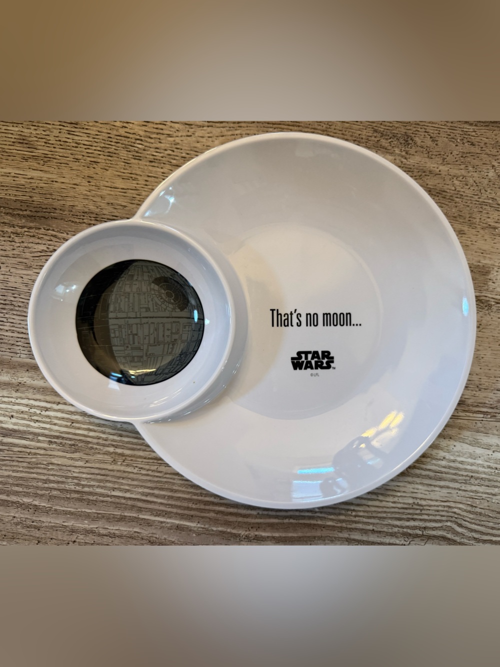 Star Wars Melamine “Death Star” Divided Dish by Zak! Designs